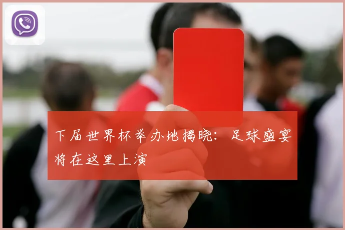 下届世界杯举办地揭晓：足球盛宴将在这里上演