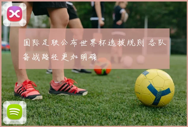 国际足联公布世界杯选拔规则 各队备战路径更加明确