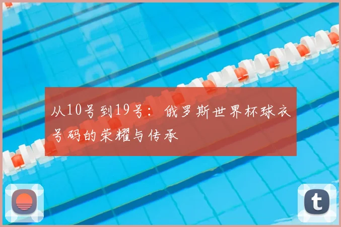 从10号到19号：俄罗斯世界杯球衣号码的荣耀与传承